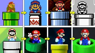 Every Pipe Super Mario Enters, The Game Switches!