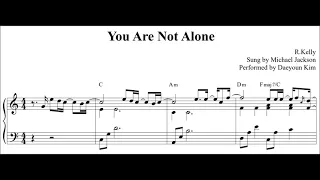 You Are Not Alone (sheet music)