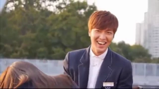 Lee min ho park shin hye funny moment Heirs 상속자들 Special Making