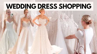 COME WEDDING DRESS SHOPPING with me!!! SAY YES TO THE DRESS ✨👰🏼