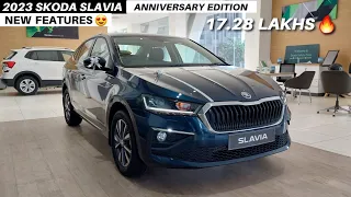 2023 Skoda Slavia New Anniversary Edition New Features 😍 ₹ 17.28 Lakhs Detail Walkaround | Moter Jet