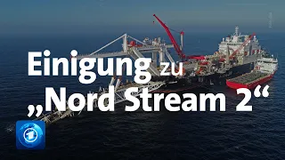 Reaktionen auf Einigung über Ostseepipeline "Nord Stream 2"