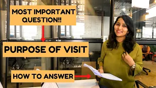 How to answer - PURPOSE OF VISIT | USA B1 Visa Interview questions For Indians 2023 | Shachi Mall