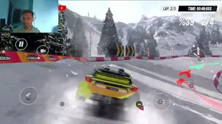 Winter Mode Racing Gameplay in Rally Horizon |