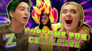 Costume Puns Challenge with Meg and Milo! 👻 | ZOMBIES 2 | Disney Channel