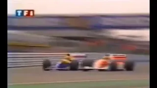 F1 1993 Résumé du Grand Prix de Grande Bretagne en Francais TF1