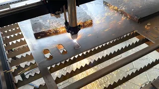 Homemade CNC Plasma Cutter - First Test