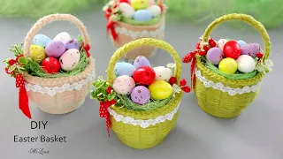 🥚 ПАСХАЛЬНАЯ КОРЗИНОЧКА 🐇 ПОДАРОК СВОИМИ РУКАМИ 🐾 DIY Easter Basket 🥚