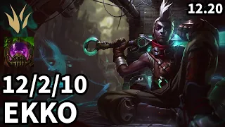 Ekko Jungle vs Graves - Ranked Master - Patch KR 12.20