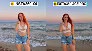 Insta360 X4 Vs Insta360 Ace Pro Camera Test Comparison
