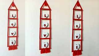 Valentine's day craft||ice cream sticks craft||valentine's day special||crafts