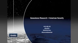 Geoscience Research = American Security