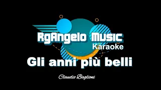 Gli anni più belli - Karaoke Claudio Baglioni