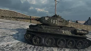 WoT T-34-85 Rudy ADVENT CALENDAR DAY 15 - Winter Himmelsdorf