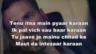 Soch na sake (Tainu itna Mai pyar kra) lyrical video//#arijitsingh