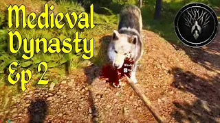 Awesome New Survival Game!  Medieval Dynasty Gameplay Ep 2 | Early Access Playthrough