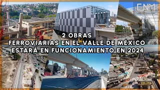 Avanza Tren El Insurgente y ampliación del Tren suburbano Lechería-AIFA, para concluir en 2024, CDMX