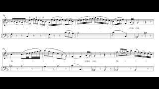 Et incarnatus est (Great Mass in C Minor - W.A. Mozart) Score Animation