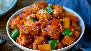 Sweet and Sour Chicken - BETTER THAN TAKEOUT!