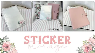 NEW Sticker Storage!! | Sara Marie Stickers |