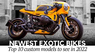 Top 10 Exotic Motorcycle Builds and Custom Restorations (Rundown of Recent News)