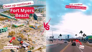 🚗 Fort Myers Beach Drive: Post Ian Cleanup & Margaritaville Pool Quick Peek! #fortmyersbeach