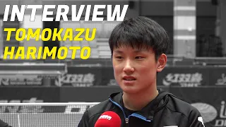 Interview Tomokazu Harimoto - The reason why Harimoto always screams when he wins points