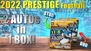 2 AUTOs in ONE Box | 2022 Prestige Football Blaster Box x2