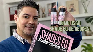 Cómo usar Shade Eq de Redken