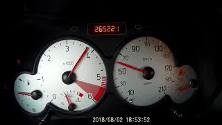 Peugeot 206 2.0 hDi Acceleration przyspieszenie