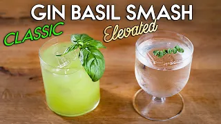 Green VS Clear | Zero Waste Gin Basil Smash