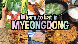 Top 5 Korean Food Places and Things to Eat in Myeongdong Street [명동길거리]