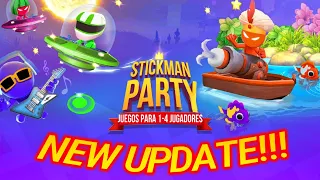 Stickman Party - New UPDATE Game 2021 New MINIGAMES | New HATS | New EFFECTS ( android / ios )