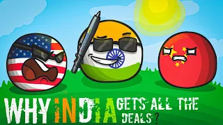 Why Choose India Over USA & China ? |countryballs|world affairs|Tejas