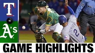 Rangers vs. A's Highlights (5/27/22) | MLB Highlights