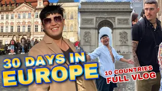 10 EUROPEAN COUNTRIES IN 30 DAYS! SPENDING HALF A MILLION PESOS!! FULL EUROPE VLOG!