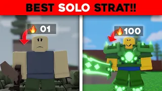 BEST SOLO STRATEGY! in Roblox BedWars..