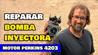 #17 REPARACIÓN BOMBA INYECTORA Rotativa Condiésel Motor PERKINS 4203 | Al Son de mi Furgón