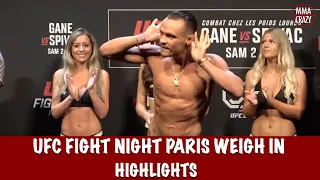 UFC Fight Night Paris Face Off Highlights