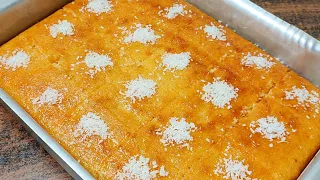 Do this method and you will eat the best Al-Rawani cake Al Rawani cake