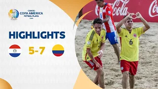 #CAPlaya | PARAGUAY 5-7 COLOMBIA | RESUMEN | TERCER PUESTO