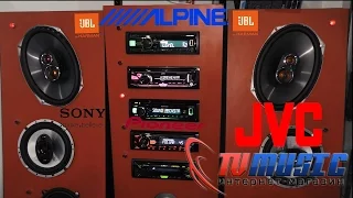 Сравнение бюджетных автомагнитол. Часть 3. Sony, Alpine, Pioneer, JVC, Kenwood.