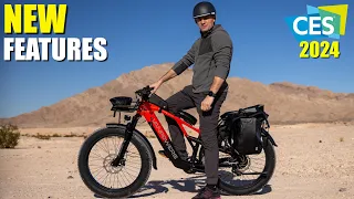 New Exciting DOUBLE RANGE E-bikes with NEW features at CES 2024 presented by Vanpowers