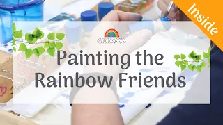 Inside GRIMM's Wooden Toys - Painting Rainbow Friends