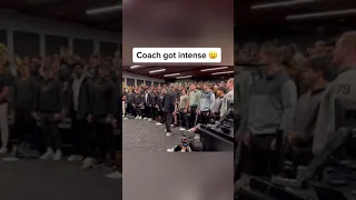 Colorado's TE coach was fired up in his first team meeting 🎥 (via welloffforever/YT) #shorts