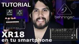 CONSOLA XR18 CON TU CELULAR