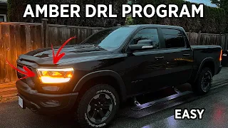 RAM REBEL AMBER DRL PROGRAMMING *HOW TO GUIDE*