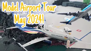 Model Airport Tour May 2024! New terminal,new planes,new diorama and more! | itslucalife09