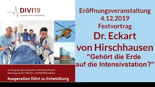 Eröffnungsveranstaltung DIVI 2019 Festvortrag Dr  Eckart von Hirschhausen