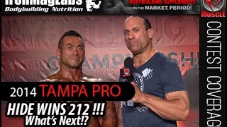 Hidetada Yamagishi After Winning 212 Bodybuilding At The 2014 Tampa Pro !